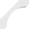 Ekena Millwork 6-in. W x 32-in. D x 32-in. H Legacy Architectural Grade PVC Knee Brace BRCP06X32X32LEC - alternate 5